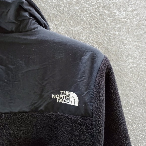 The North Face Women Jacket‎ Small Black Polartec Logo Full Zip Mock Neck - Picture 6 of 9